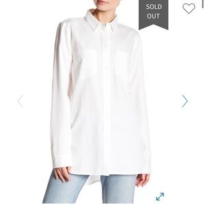 Madewell long sleeve button down boyfriend top